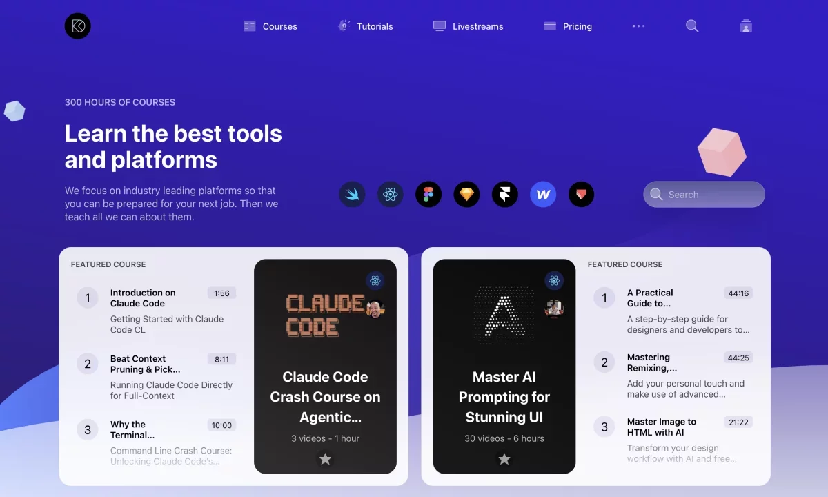 DesignCode – Courses