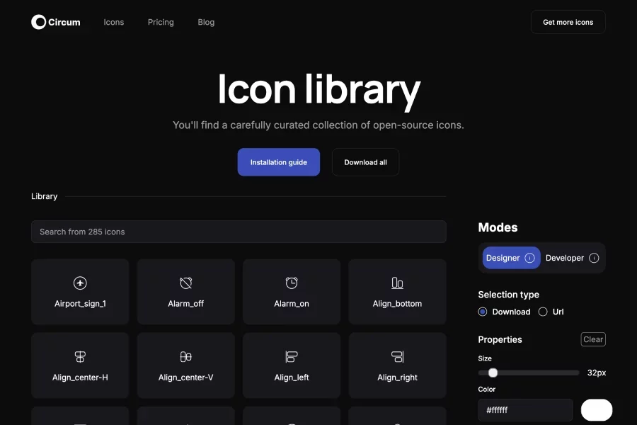 Circum icons