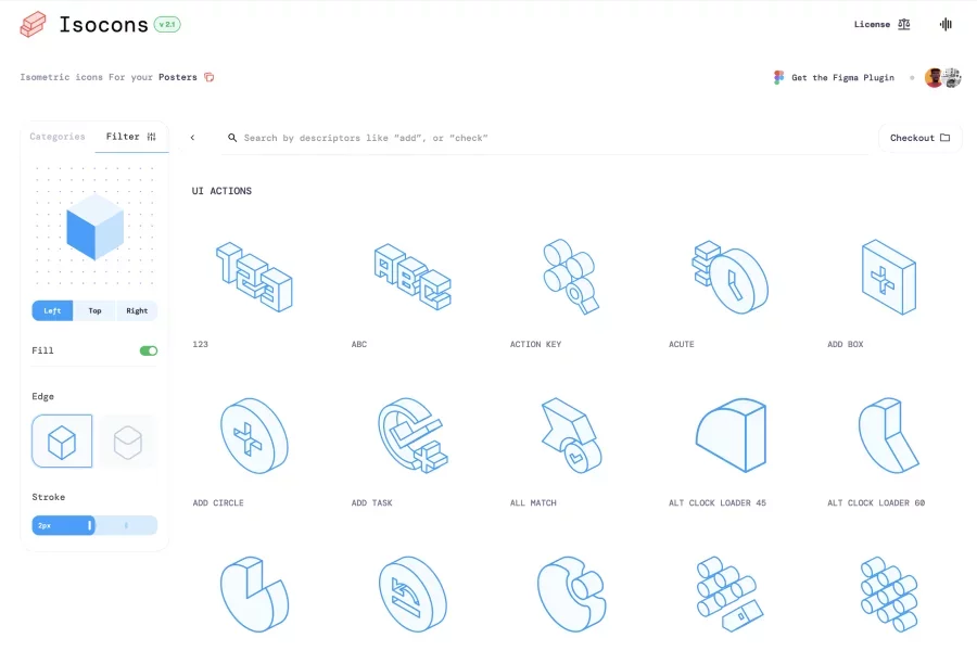 IsoCons - isometric icons