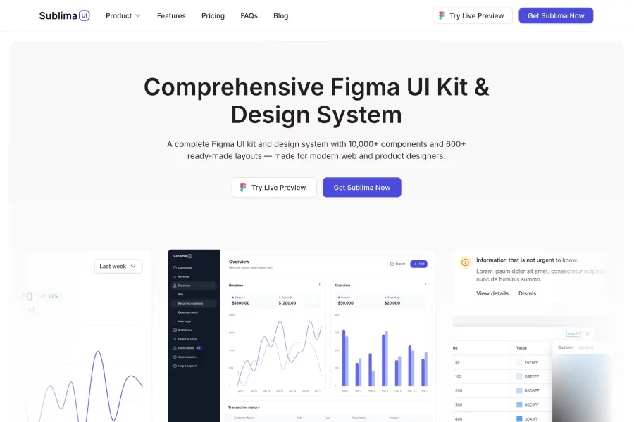 Sublima UI